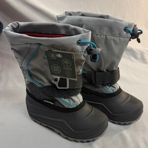 Kamik - NWT - Kids' Grey and Black Snow Boots